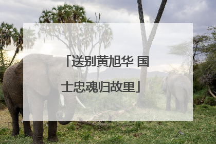 送别黄旭华 国士忠魂归故里