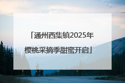 通州西集镇2025年樱桃采摘季甜蜜开启