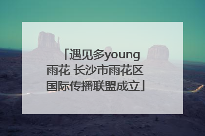 遇见多young雨花 长沙市雨花区国际传播联盟成立