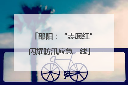 邵阳：“志愿红”闪耀防汛应急一线