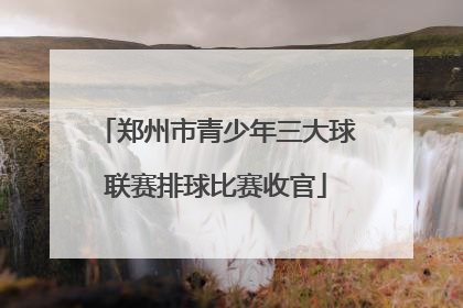 郑州市青少年三大球联赛排球比赛收官
