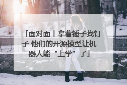 面对面丨拿着锤子找钉子 他们的开源模型让机器人能“上学”了