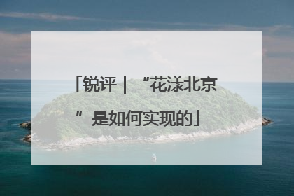 锐评｜“花漾北京”是如何实现的