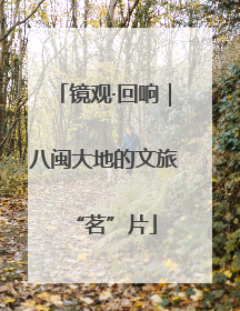 镜观·回响｜八闽大地的文旅“茗”片