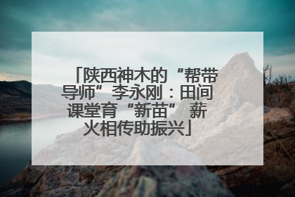 陕西神木的“帮带导师”李永刚：田间课堂育“新苗” 薪火相传助振兴