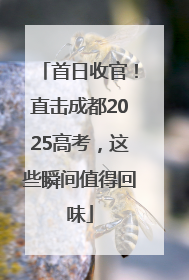 首日收官！直击成都2025高考，这些瞬间值得回味