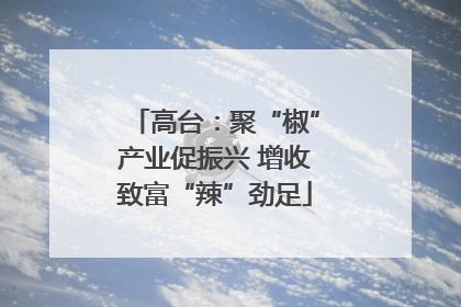 高台：聚“椒”产业促振兴 增收致富“辣”劲足