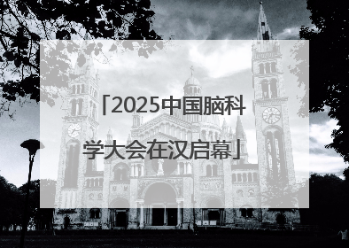 2025中国脑科学大会在汉启幕