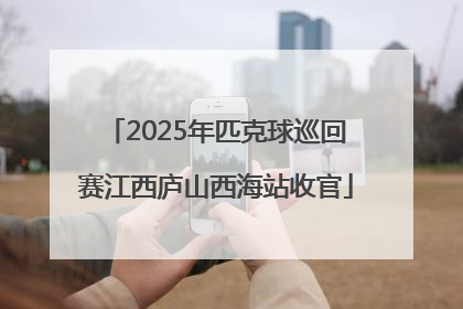 2025年匹克球巡回赛江西庐山西海站收官
