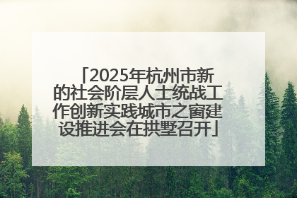 2025年杭州市新的社会阶层人士统战工作创新实践城市之窗建设推进会在拱墅召开