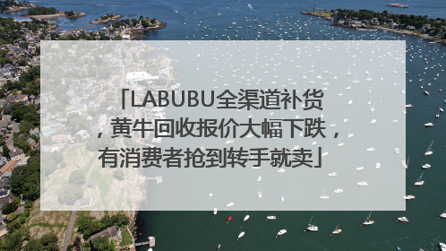 LABUBU全渠道补货，黄牛回收报价大幅下跌，有消费者抢到转手就卖