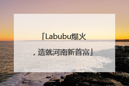 Labubu爆火，造就河南新首富